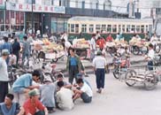 長春の露天市場