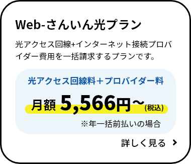 Web-さんいん光プラン